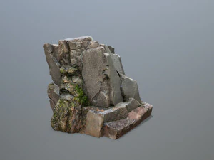 Mountain Face 3D Model