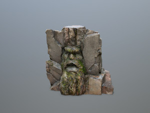 Mountain Face Model 3D