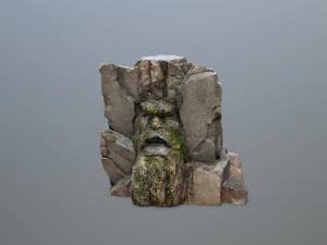 Mountain Face 3D Model