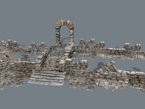 Ruin set 3D Model