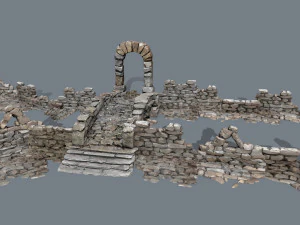 Set di rovine Modello 3D