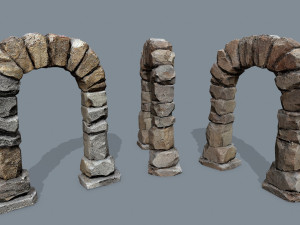 Ruin set 3D 모델