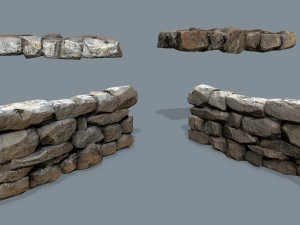 Ruin set 3D 모델