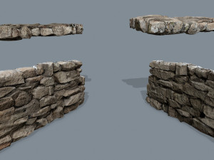 Ruin set 3D 모델