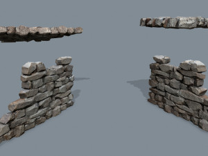 Ruin set 3D 모델