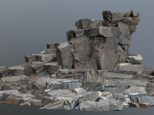 Desert rocks 3D Model