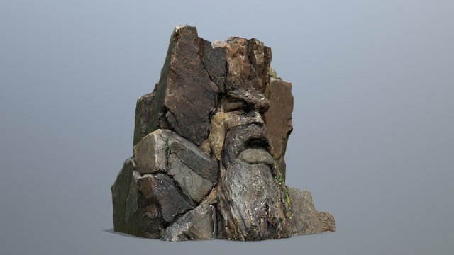 Mountain Face Modèle 3D .c4d .max .obj .3ds .fbx .stl .blend 