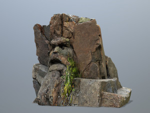 Mountain Face Modèle 3D