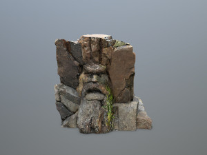 Mountain Face Modèle 3D