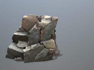 Mountain Face Modèle 3D
