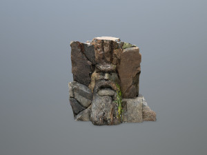 Mountain Face Modèle 3D