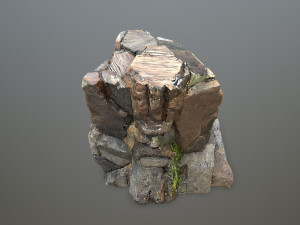 Mountain Face Modèle 3D
