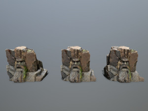 Mountain Face Modèle 3D