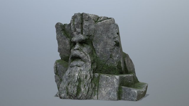 Mountain Face 3D मॉडल .c4d .max .obj .3ds .fbx .stl .blend 