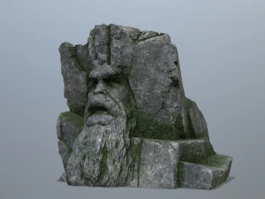 산 얼굴 3D 모델