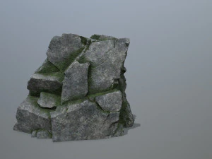 Mountain Face 3D Model