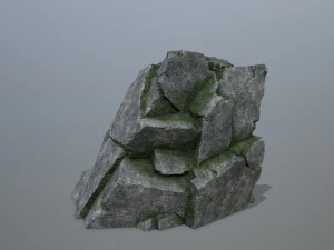 Mountain Face 3D Model
