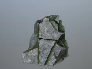 Mountain Face 3D Model