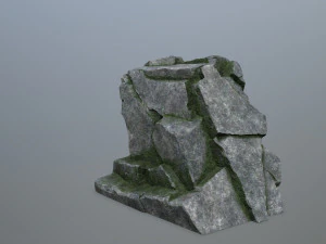 Mountain Face 3D Model