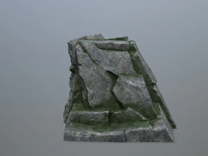 Mountain Face 3D Model