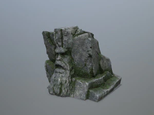 Mountain Face 3D Model