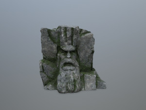 Mountain Face 3D मॉडल