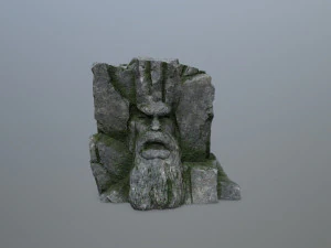 Mountain Face 3D Model
