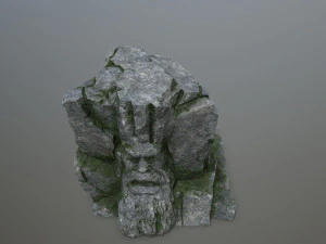 Mountain Face 3D Model