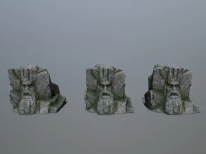 Mountain Face 3D Model