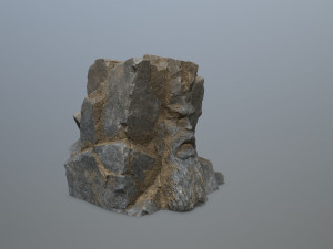 Mountain Face 3D Model