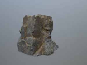 Mountain Face 3D Model