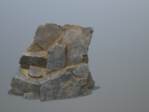 Mountain Face 3D Model