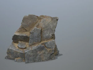 Mountain Face 3D Model