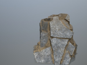 Mountain Face 3D Model