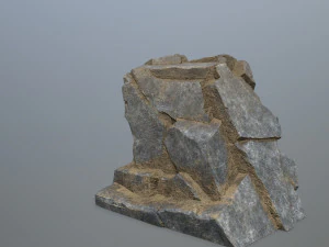 Mountain Face 3D Model