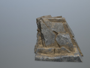 Mountain Face 3D Model