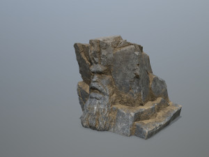 Mountain Face 3D Model