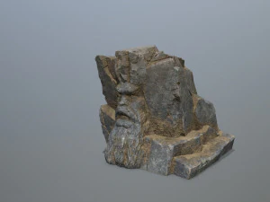 Mountain Face 3D Model