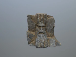 Mountain Face 3D Model