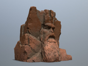 Mountain Face 3D मॉडल