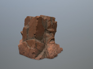 Mountain Face 3D मॉडल