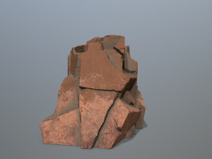 Mountain Face 3D मॉडल