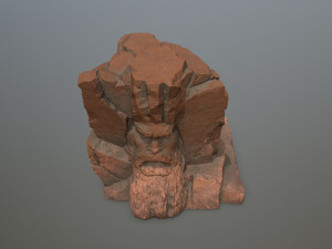 Mountain Face 3D मॉडल