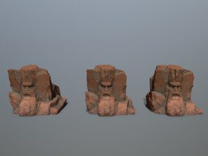 Mountain Face 3D मॉडल