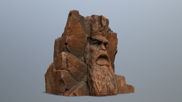 Mountain Face Modèle 3D .c4d .max .obj .3ds .fbx .stl .blend 