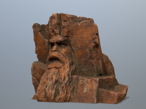 Mountain Face Modèle 3D