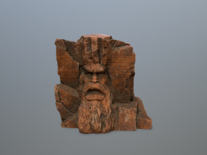 Mountain Face Modèle 3D