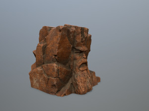 Mountain Face Modèle 3D