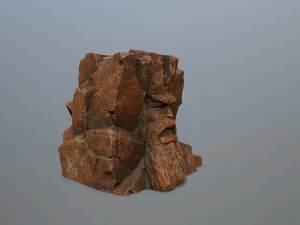 Mountain Face 3D Model