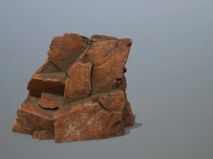 Mountain Face 3D Model